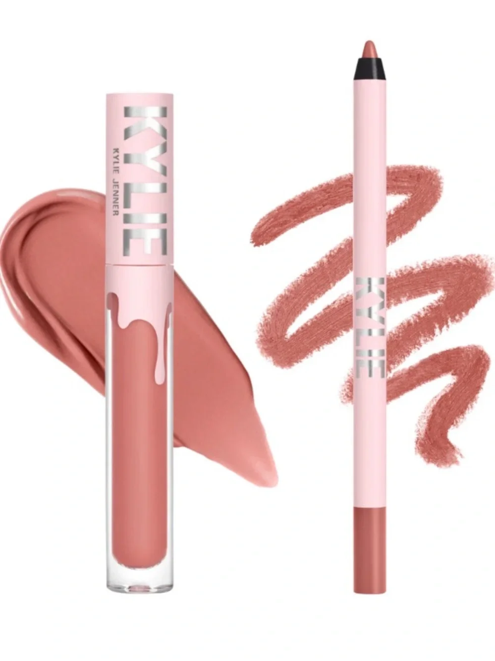 🩷KYLIE by Kylie Jenner Matte Lip Kit in Angel (pink nude)